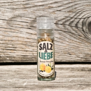 Salz und Liebe - Orange Peru Salbei Salz in der Minimühle - Grillsalz