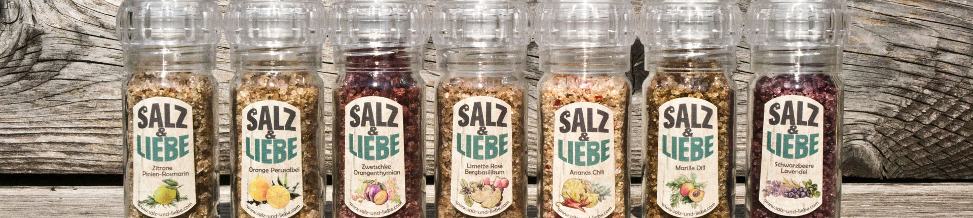 Salz und Liebe - Bergsalz mit Früchten und Kräutern in Bio Qualität